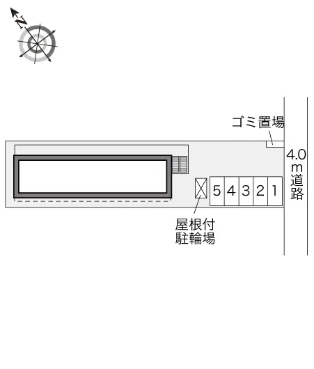 米子市錦町２丁目 月極駐車場